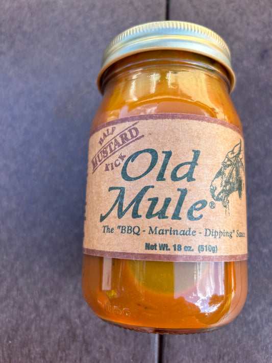 Old Mule Mustard BBQ Sauce Pt