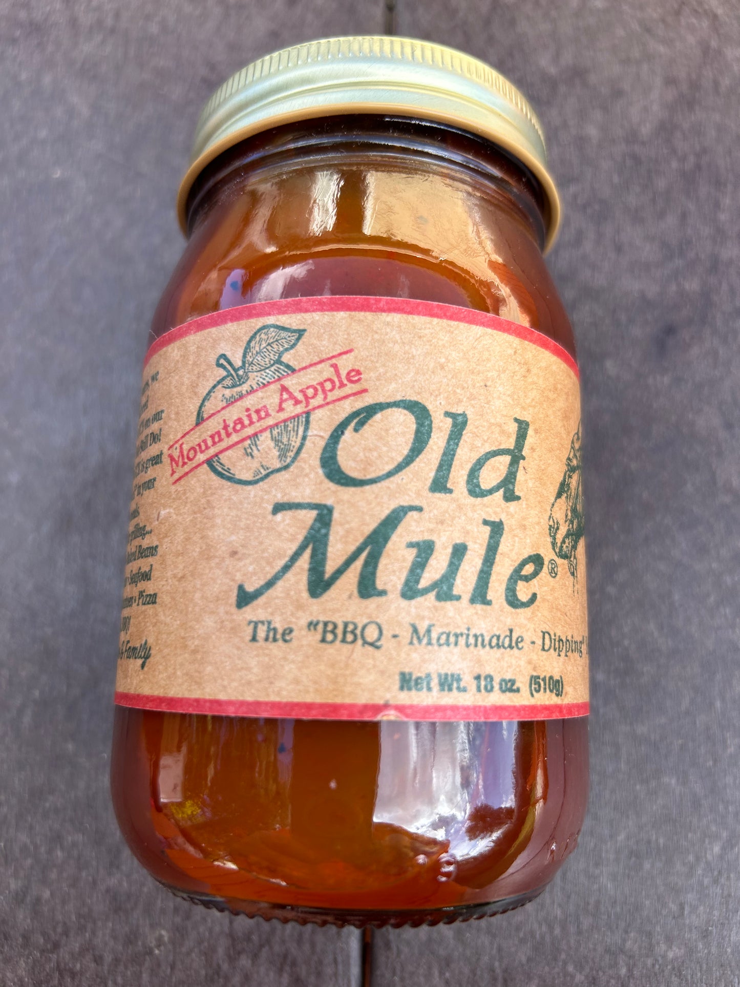 Old Mule Apple BBQ Sauce Pt